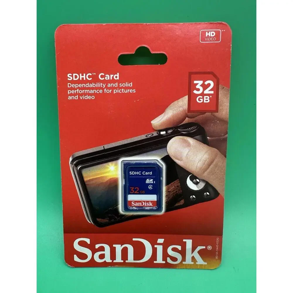 NEW SanDisk 32GB SDHC SD Flash Memory Card Camera SDSDB-032G-A46
